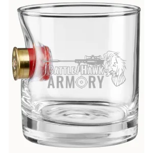 Benshot Shotshell BattleHawk Armory 11oz Rocks Glass