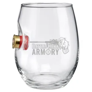 Benshot Shotshell BattleHawk Armory 15oz Wine Glass