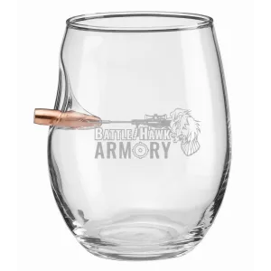 Benshot .308 BattleHawk Armory 15oz Wine Glass