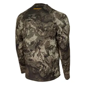 BASE LAYER CREW TOP VEIL CANYON GREY LARGE