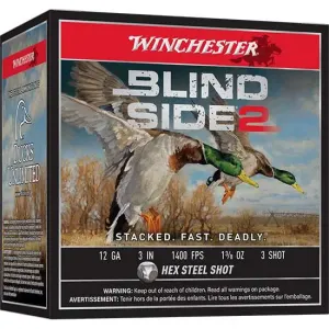 Winchester Ammo Blind Side 2 12 GA 1 3/8oz #3 25rds