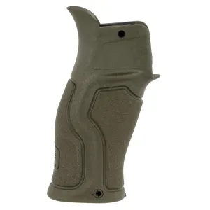 FAB Defense FX-GRADUSG Gradus  Pistol Grip AR-15 OD Green Polymer w/Rubber Overmold