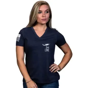 WMENS VNECK AMERICA RELAXD FIT TSHIRT XL