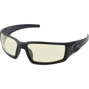 Howard Leight R02221 Uvex Hypershock Safety Glasses Amber Lens w/Black Frame