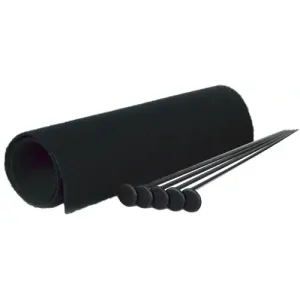 GSS SMALL RIFLE ROD KIT 5 BLK RIFLE RODS .22 CAL 19X15