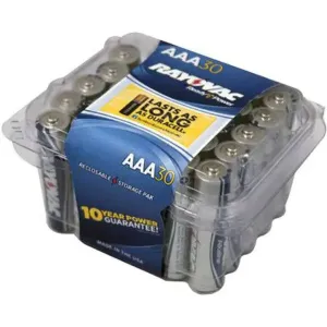 RAY-O-VAC ALKALINE BATTERY AA 30PK