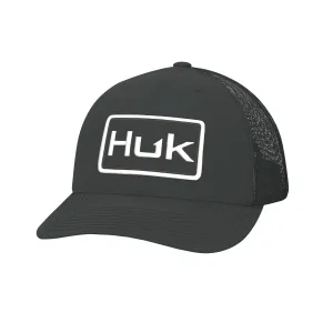 HUK HUK LOGO TRUCKER BLACK