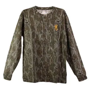 BRN TEE LS WASATCH MOBL 3XL