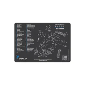 RUGER SR22 HANDGUN MAT 17X12 GRAY
