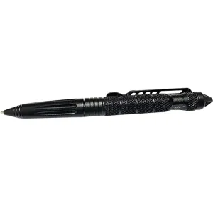 S&W Pepper Spray UZITACPEN2BK UZI Defender Black Aluminum Self Defense Pen Features Glass Breaker