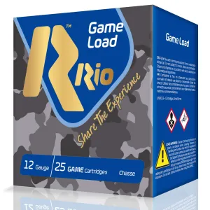 RIO AMMUNITION SG3275 Game Load Super Game High Velocity 12 Gauge 2.75 1-1/8 oz 7.5 Shot 25 Bx/ 10 Cs