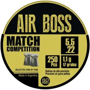 HATSAN APOLO .22 AIR BOSS MATCH 17 GRAIN 250 PACK