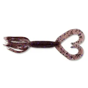 4 DOUBLE TL HULA GRUB CIN/BLK&PUR