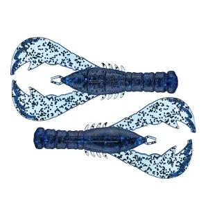 4 YAMA CRAW BLU/BLK FLAKE 6PK