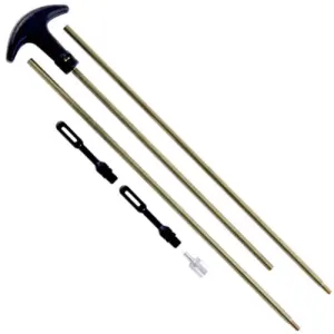 OUTERS 38-45CAL 9MM BRAS PISTOL CLEANING RODS 3PC