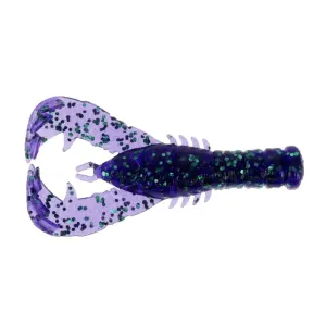 3 YAMA CRAW PUR/EMERALD FLK 8PK