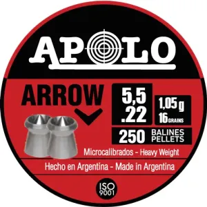 HATSAN APOLO .22 ARROW 16 GRAIN 250 PACK