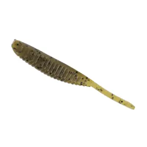 3 SHAD SHAPE WORM GRN PMK/BLK 10PK