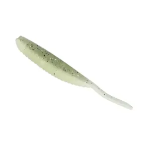 3 SHAD SHAPE WORM BABY BASS/CLEAR