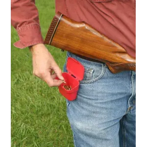 MTM ABP Ammo Belt Pouch  22 LR,17 HMR,22 Mag,17 Mach 2,22 Short,BB 100 Rounds Red Plastic