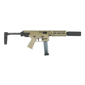 B&T GHM9 SD2 9mm 30+1rd 4.3 Barrel Integrally Suppressed FDE Pistol
