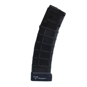 Complete 40rd PMAG w/ TTI +5 Basepad 45rd AR15 Magazine, MOE Body, Black
