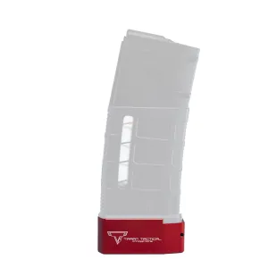 Taran Tactical AR10 .308 PMAG +5/+6 Base Pad Extension for Gen 3, Red