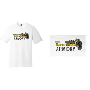 The District Tri-Blend BattleHawk Armory T-Shirt - White - XL