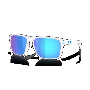 Oakley Holbrook XXL Polished Clear Frame W/ PRIZM Sapphire Polarized Lenses Sunglasses