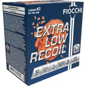 Fiocchi Trainer Load 12 Gauge 2.75 7/8 oz 8 Shot 25 Bx/ 10