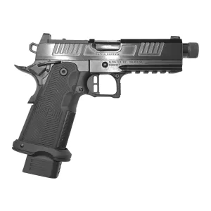 Alpha Foxtrot AF1911-Romulus, 9mm, 4.25 Threaded Bull Barrel, 2 Magazines, 2 Optics Plates, Polished DLC, Pistol