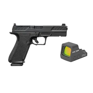 Shadow Systems DR920 KIT- Foundation 9mm 17+1 4.5 Barrel Black Pistol W/ Holosun 407K X2 Series 6 MOA Red Dot