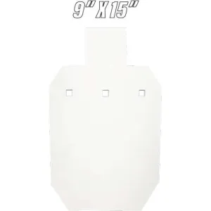 BASH TARGET AR500 SILHOUETTE HALF SIZE 9X15-3/8 THICK