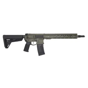 Blackout Defense Quantum DTL, .223 Wylde, 13.9 P&W Barrel, 1- 30rd Magazine, Fwd Assist, Adjustable Gas Block, Green, Rifle