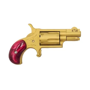 North American Arms Mini Revolver, .22 LR, 1 1/8 Barrel, 5rd Capacity, Red Grips, Revolver