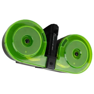 RWB DRUM AR-15 5.56 BLK NEON GREEN 100RD