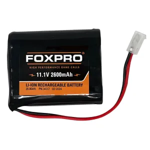 Foxpro LB2600 Lithium Battery 2,600 HellCat Pro