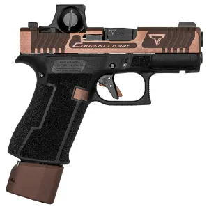 Taran Tactical 43X Combat Carry Copperhead, 9mm, 3.41 Barrel, 3 Magazines, Sig Romeo-X, Pistol