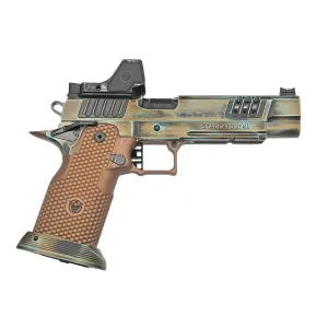 Vulcan Staccato XL We the People, 9mm, 5.4 Ported Bull Barrel, 2- 17rd Magazines, Trijicon RMR HD 3.25 MOA Red Dot, Pistol