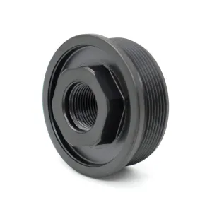 Rearden Mfg Titanium Direct Thread Adapter, 1/2x28 TPI, Black