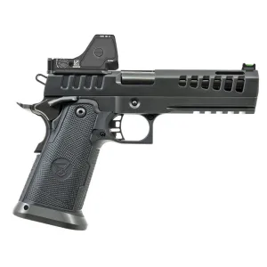 Watchtower Firearms, Demolitia, Blackout Edition w/ 5 Ported Barrel, 9mm Doublestack 1911 Pistol w/ RMR HD Red Dot