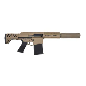Genesis Arms Gen-12 PDS 12 Gauge 5+1rd Magazine 5 Barrel w/ HUXWRX Ventum 12 K Supressor FDE Short Barrel Shotgn