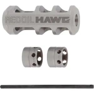 BG SPORTER RECOIL HAWK MUZZLE BREAK S STEEL .30CAL & SMALLER