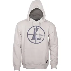 Distressed Reticle Hoodie Bone S