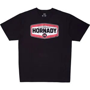Hornady 99607L Hornady  Black Cotton Short Sleeve Large