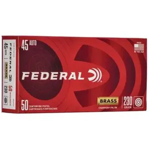 Federal WM5233 Champion  45 ACP 230 gr Full Metal Jacket (FMJ) 50 Bx/ 20 Cs