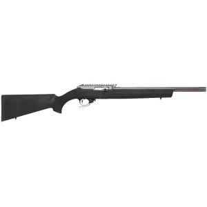 Tactical Solutions ATE2GMGBHBLK X-Ring VR Gen2 22 LR Gun Metal Gray Barrel & Receiver, Hogue OverMolded Black Synthetic Stock