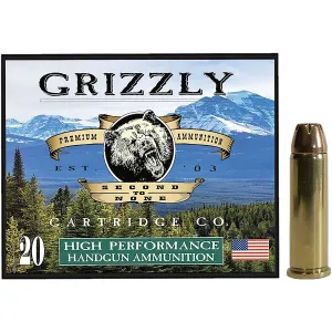 Grizzly Ammo GC38SP+P3   38Special+P 148gr Jacketed Hollow Point 20 Per Box/10 Case