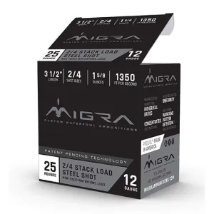 MIGRA WTRFWL STEEL 12G 3.5 2-4 25B