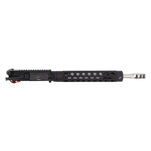 JP Enterprises Upper Assembly, 14.5 Barrel, .223 Adjustable Gas, Silver Thermal Dissipator Matte Black
